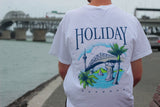 Holiday Records - Auckland Tourism T-shirt (Back Print)