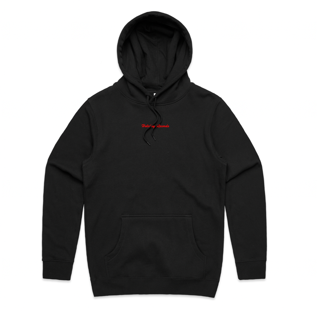Embroidery Hoodie – Black