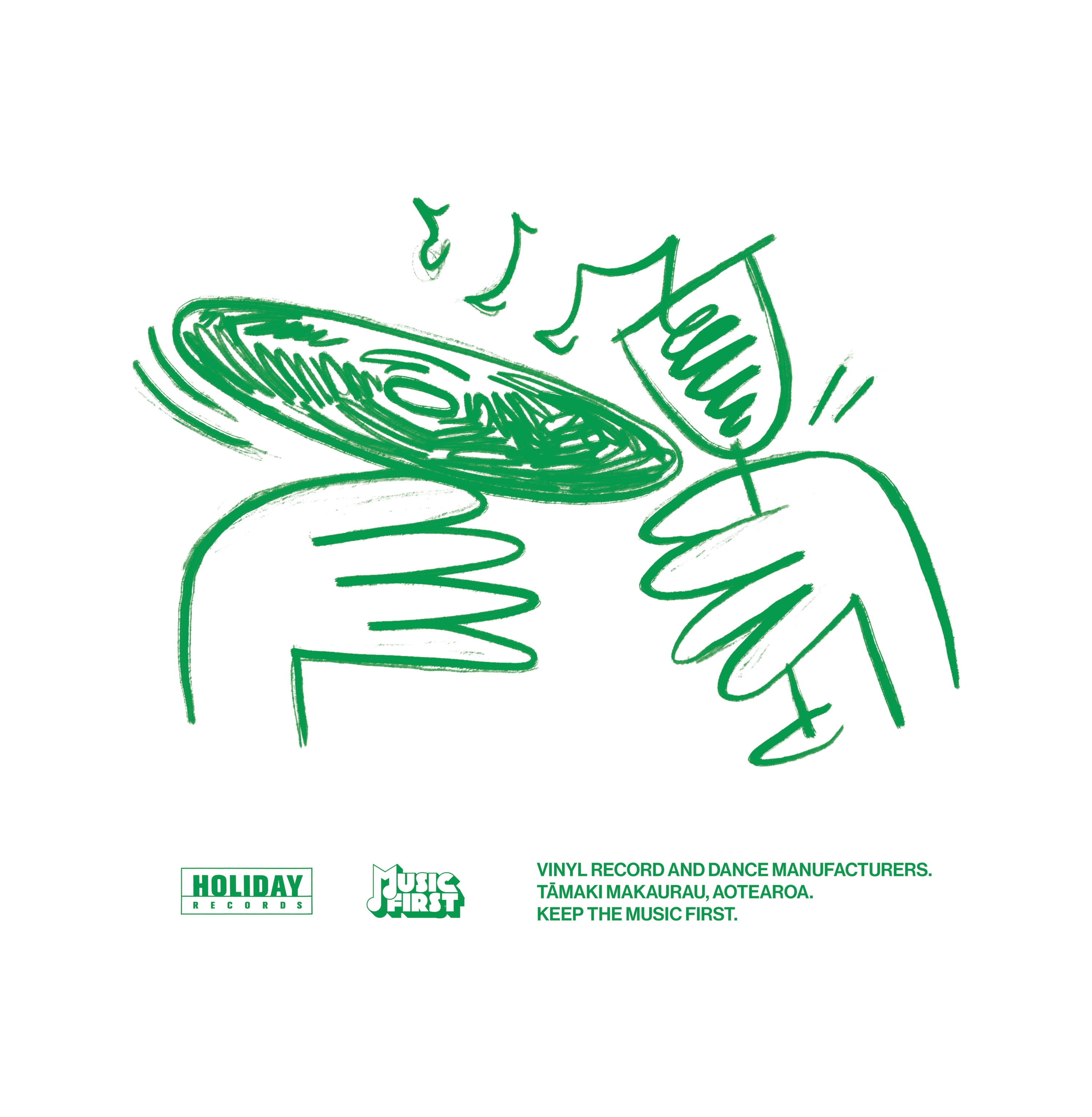 Holiday Records x Music First Tote Bag