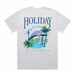 Holiday Records - Auckland Tourism T-shirt (Back Print)