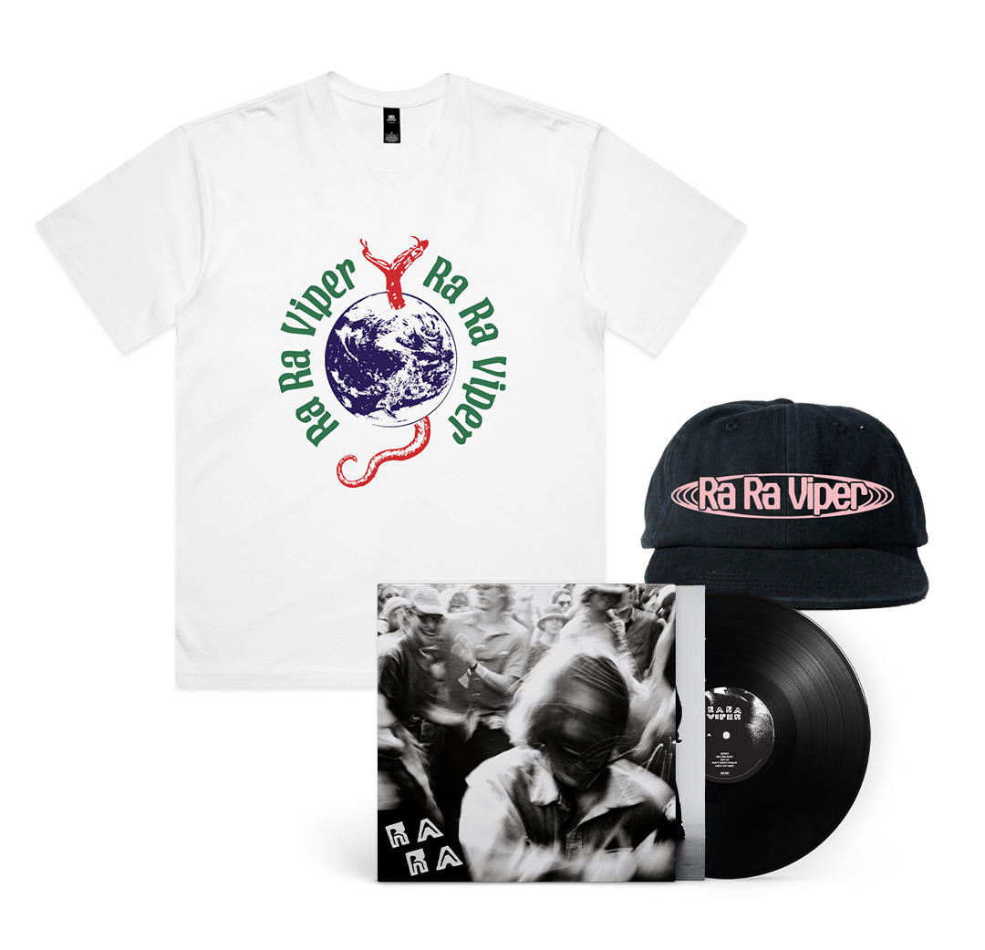 Ra Ra Viper - T-Shirt + Cap + Vinyl Bundle