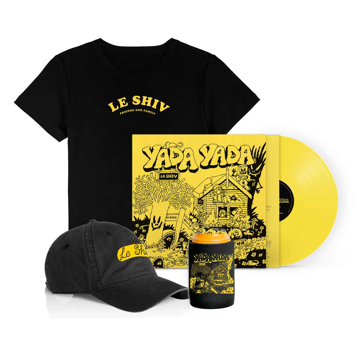 Le Shiv - Yada Yada Vinyl + Merch Bundle