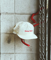 Holiday Records Cap (Ecru / Red Embroidery)